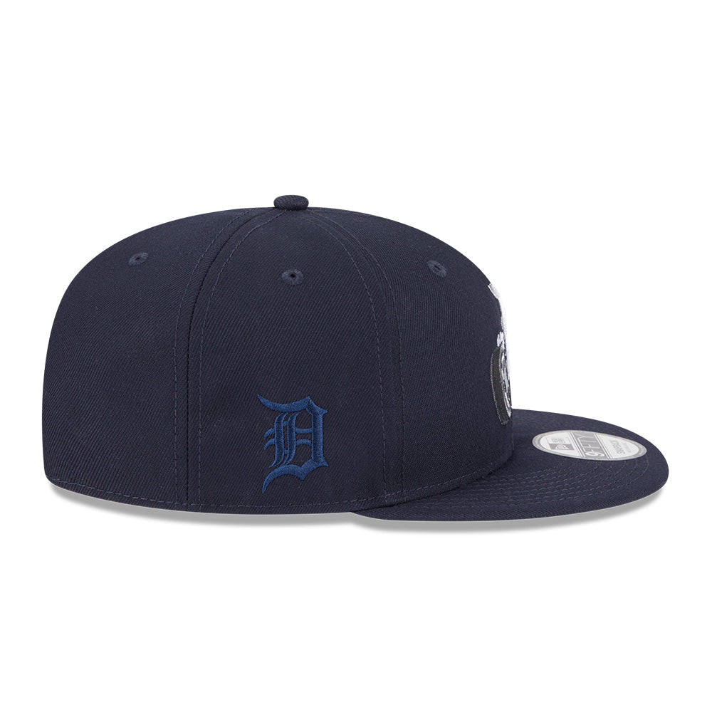 Detroit Tigers Major League Baseball Cartoon Navy 9FIFTY Snapback Cap