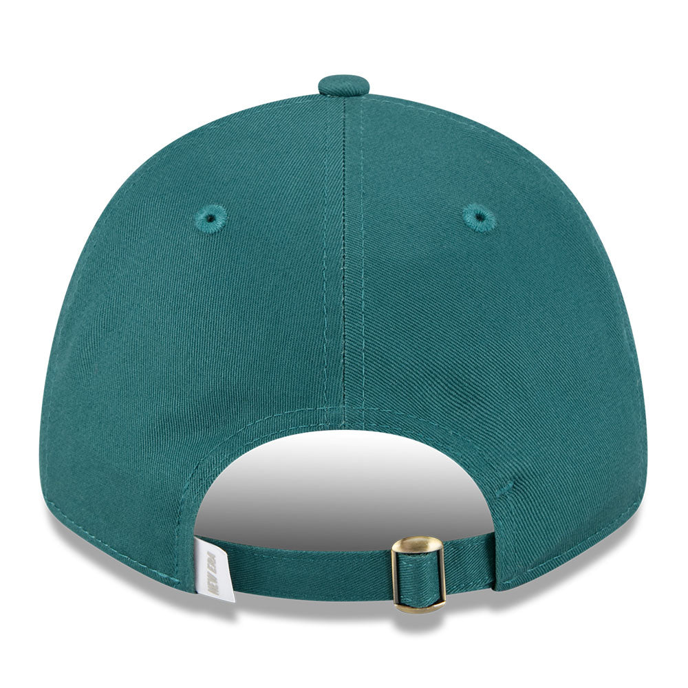 New Era Outdoor Mountain Logo SS26 Pine Needle Green 9FORTY Unstructured Adjustable Cap