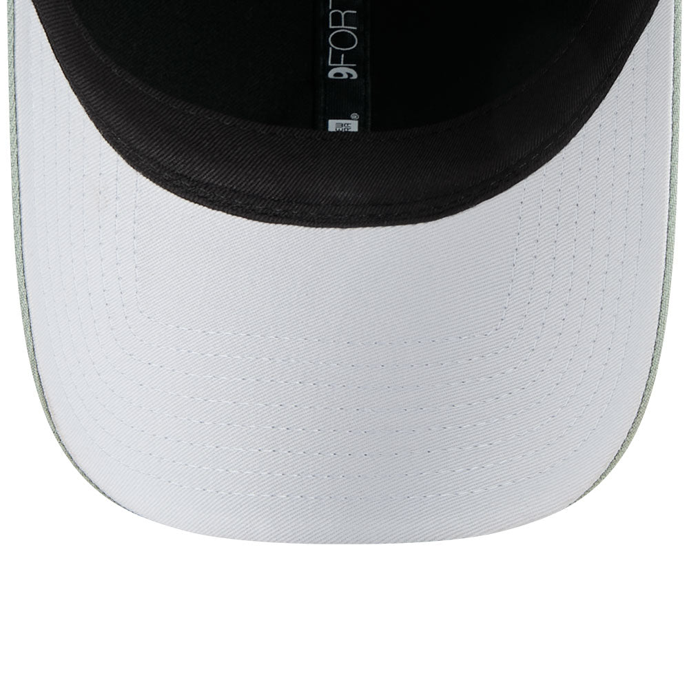 New Era NE Script Metal Bronze Badge Everest Green 9FORTY Unstructured Adjustable Cap
