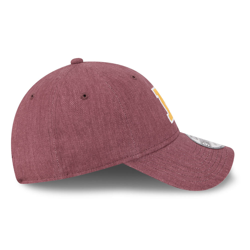 New Era Milwaukee Brewers Varsity Burgundy 9FORTY Unstructured Adjustable Cap