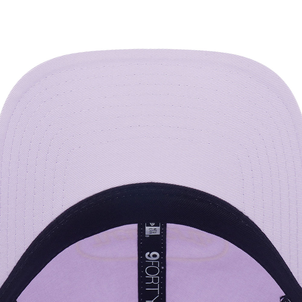 New Era Script Jelly Pack SS26 Pastel Lilac 9FORTY Unstructured Adjustable Cap