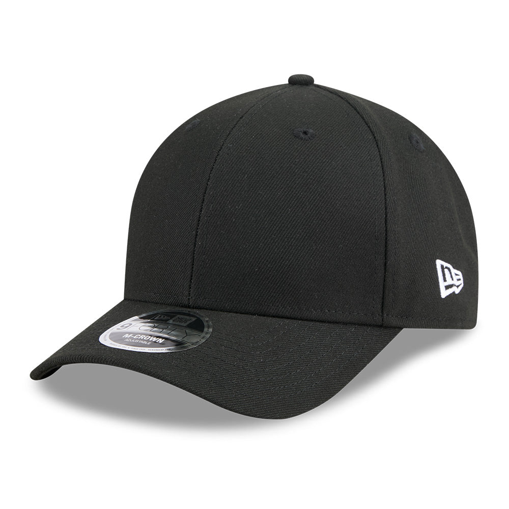 New Era Wordmark Basic SS26 Black 9FORTY M-Crown Adjustable Cap