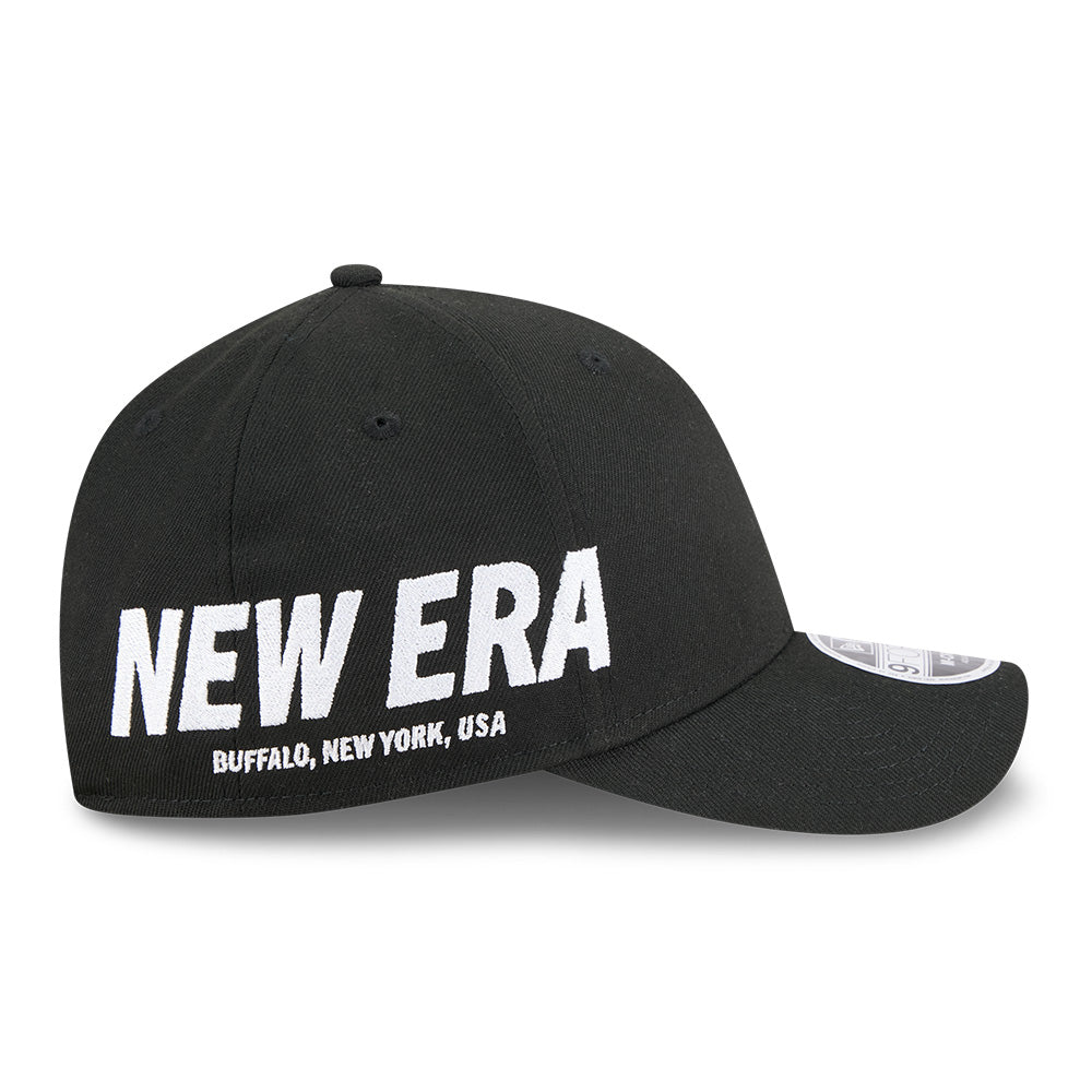 New Era Wordmark Basic SS26 Black 9FORTY M-Crown Adjustable Cap