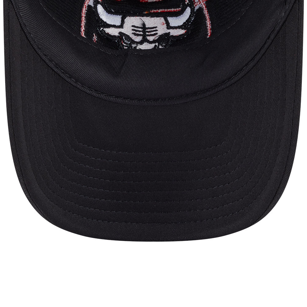New Era Chicago Bulls NBA Street Game Black 9FORTY A-Frame Trucker Snapback Cap