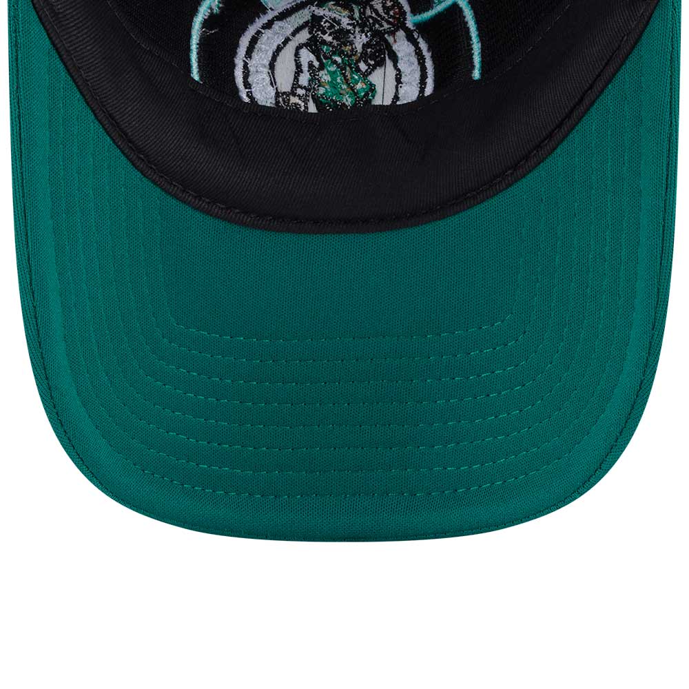 New Era Boston Celtics NBA Street Game Dark Green 9FORTY A-Frame Trucker Snapback Cap