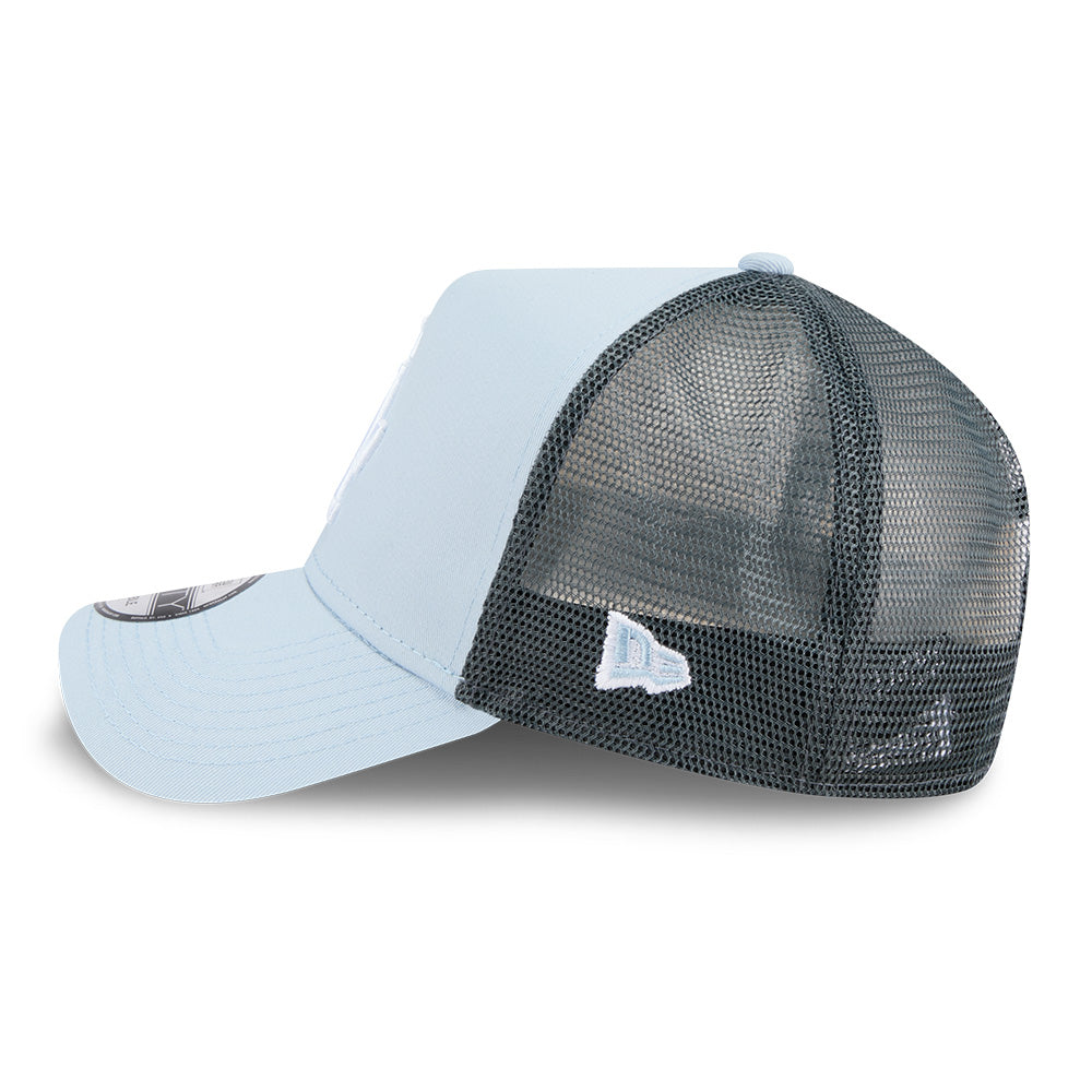 New Era Los Angeles Dodgers Color Era SS26 Soft Blue Multi 9FORTY Trucker A-Frame Adjustable Cap
