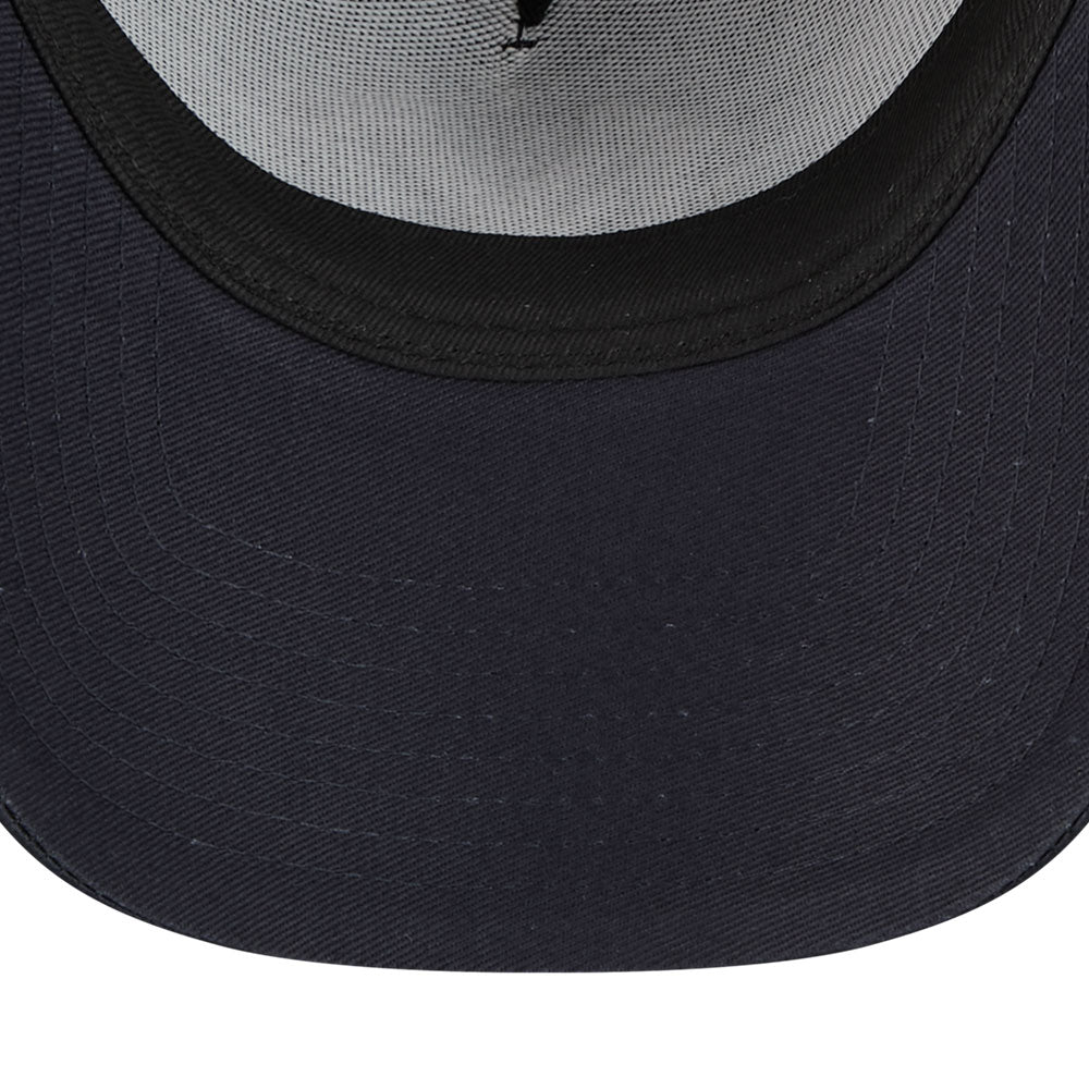 New Era New York Yankees Satin Cooperstown Navy 9FORTY A-Frame Snapback Cap