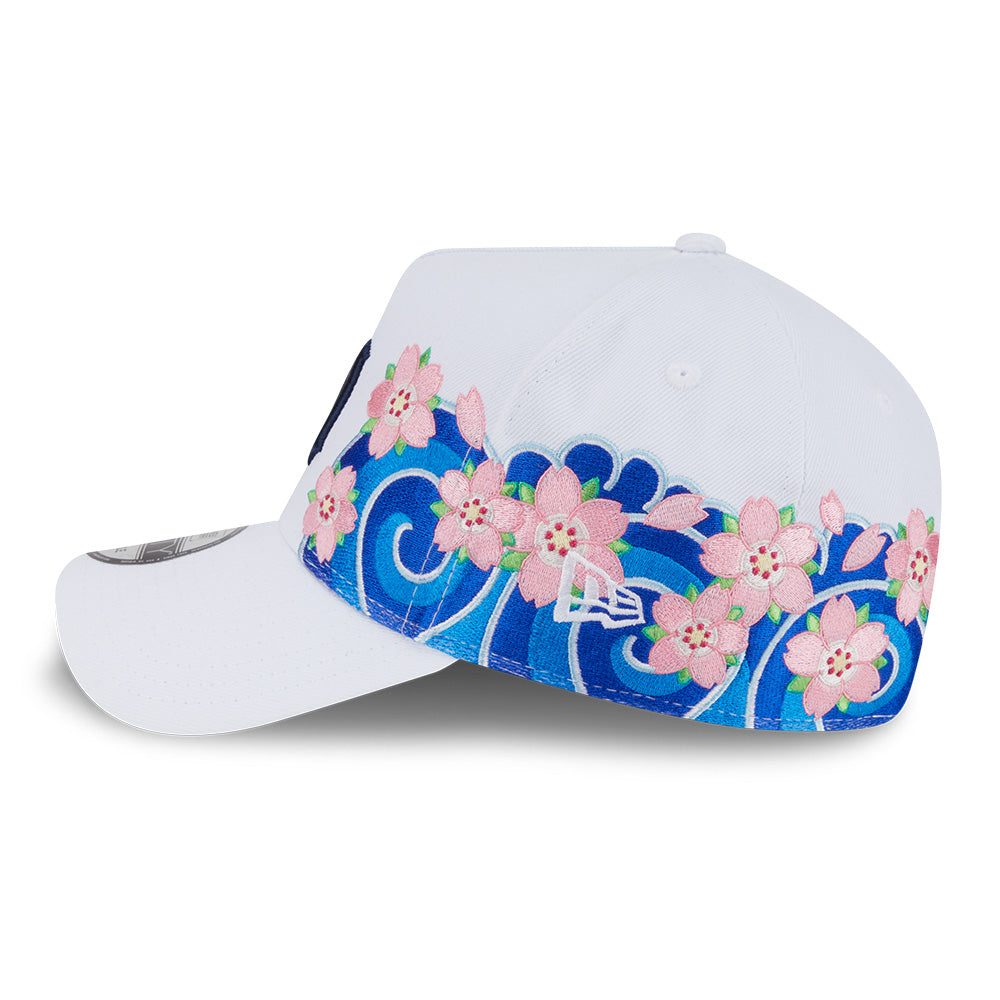 New Era Detroit Tigers Sakura Pack SS26 White 9FORTY A-Frame Adjustable Cap