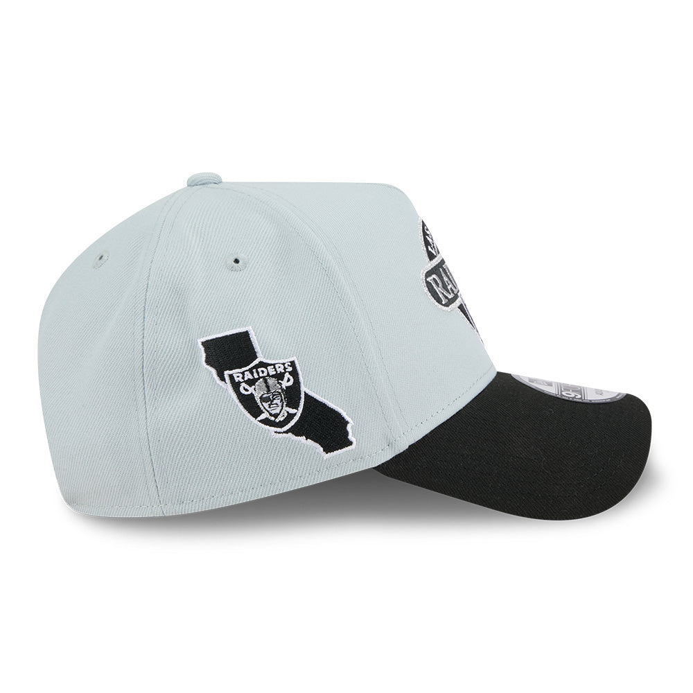 New Era Las Vegas Raiders NFL Rivalry SS26 Snow Grey 9FORTY A-Frame Adjustable Cap