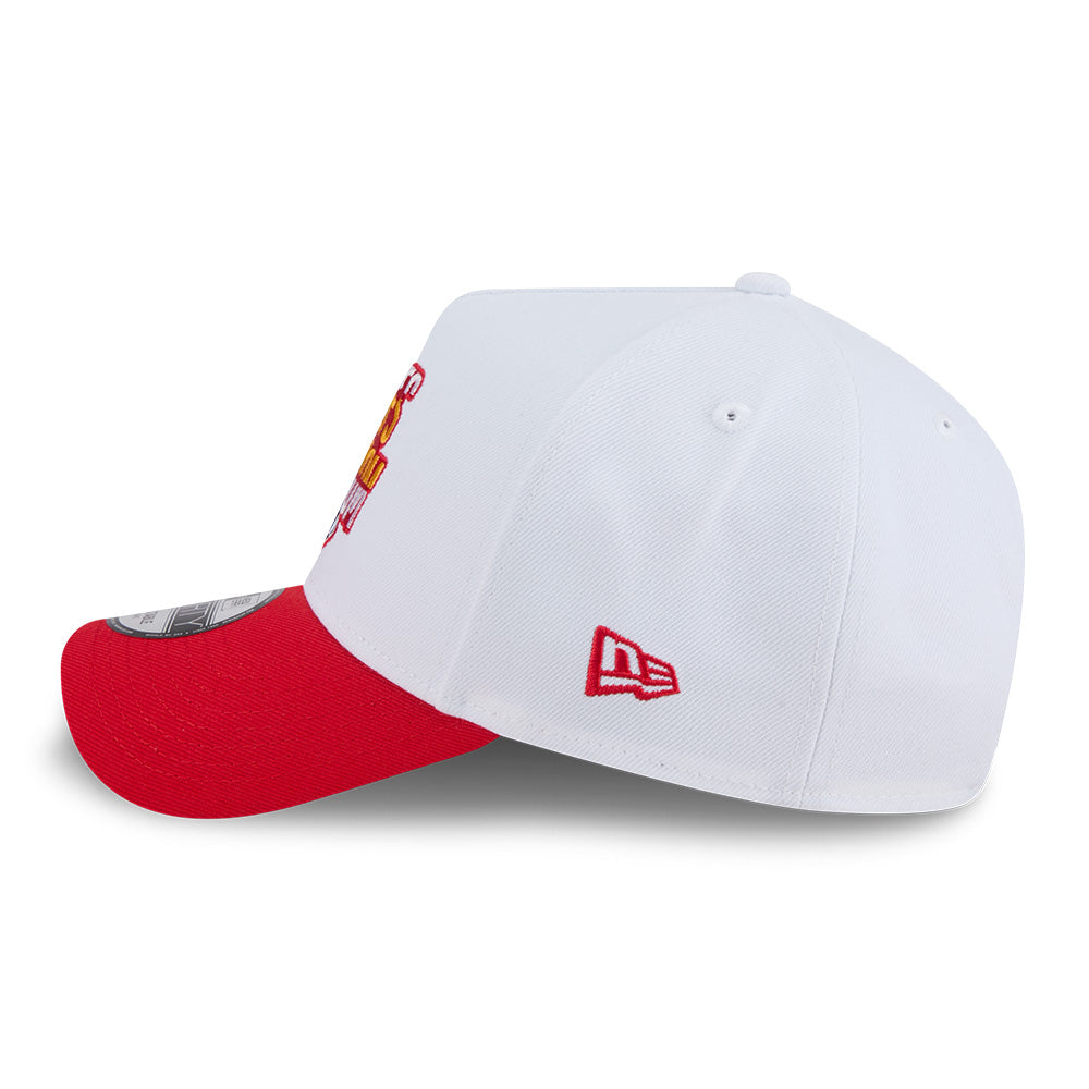 Kansas City Chiefs NFL Rivalry SS26 White 9FORTY A-Frame Adjustable Cap