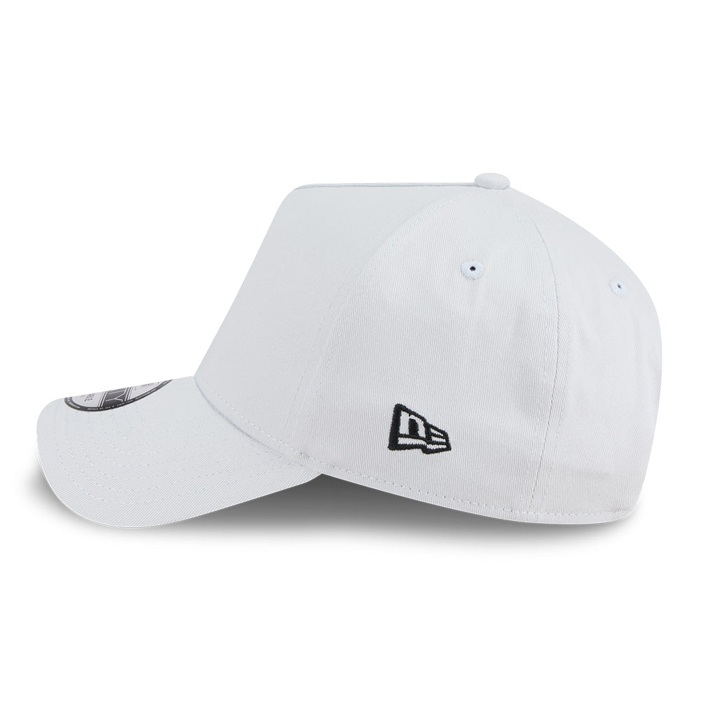 New Era Wordmark Basic SS26 Silver Snow 9FORTY A-Frame Adjustable Cap