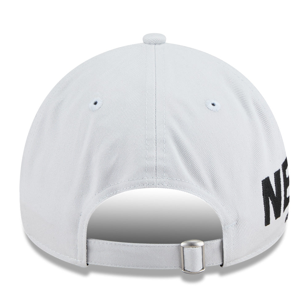 New Era Wordmark Basic SS26 Silver Snow 9FORTY A-Frame Adjustable Cap