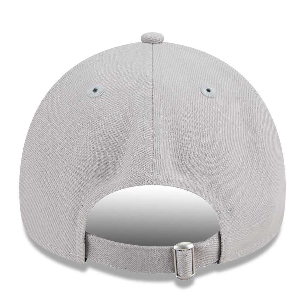 New Era Los Angeles Dodgers Metal Badge SS26 Grey 9FORTY A-Frame Adjustable Cap