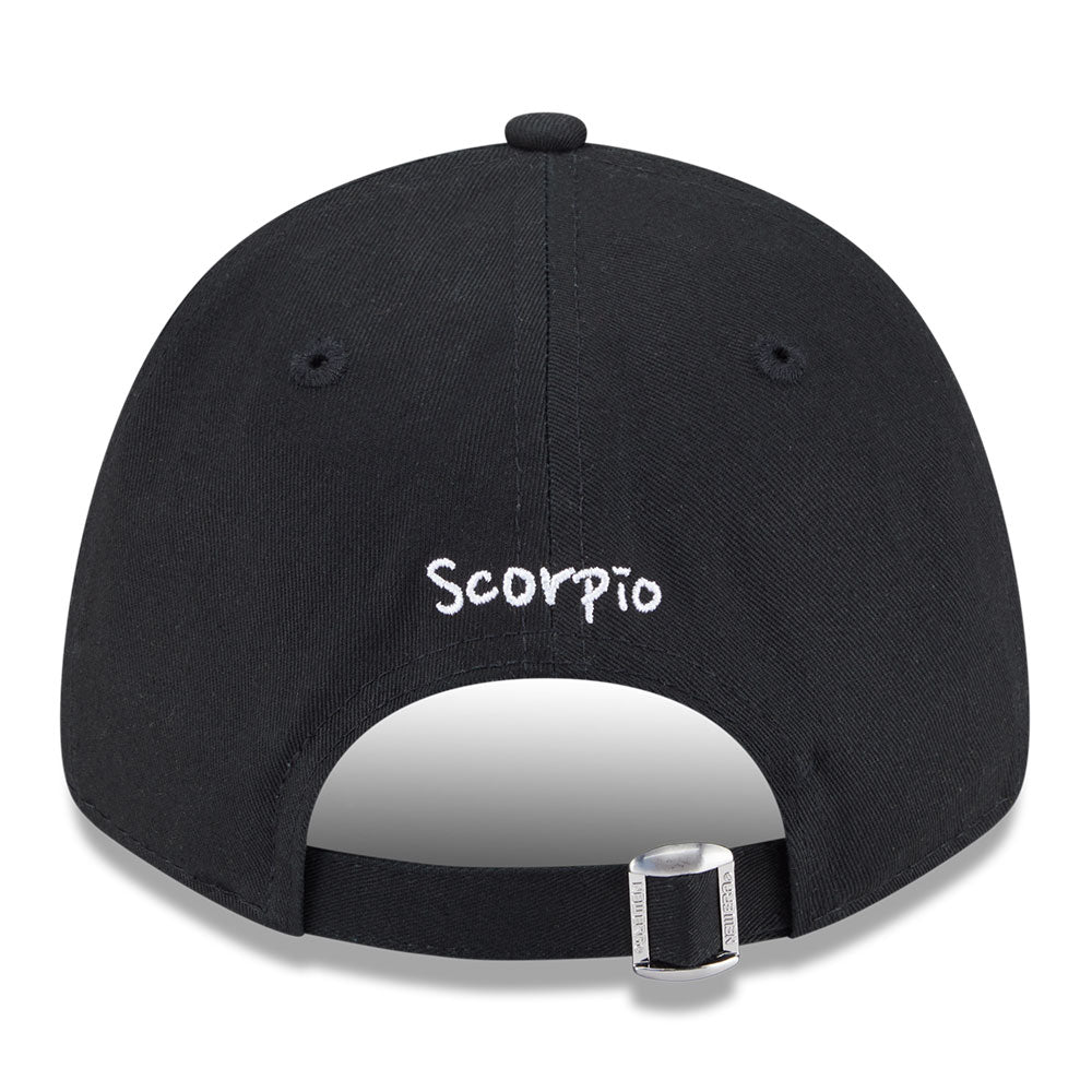 New Era Zodiac Sign Pack SS26 Scorpio Black 9FORTY Adjustable Cap