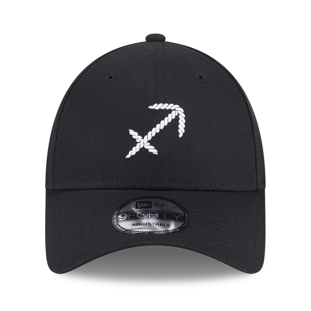 New Era Zodiac Sign Pack SS26 Sagittarius Black 9FORTY Adjustable Cap