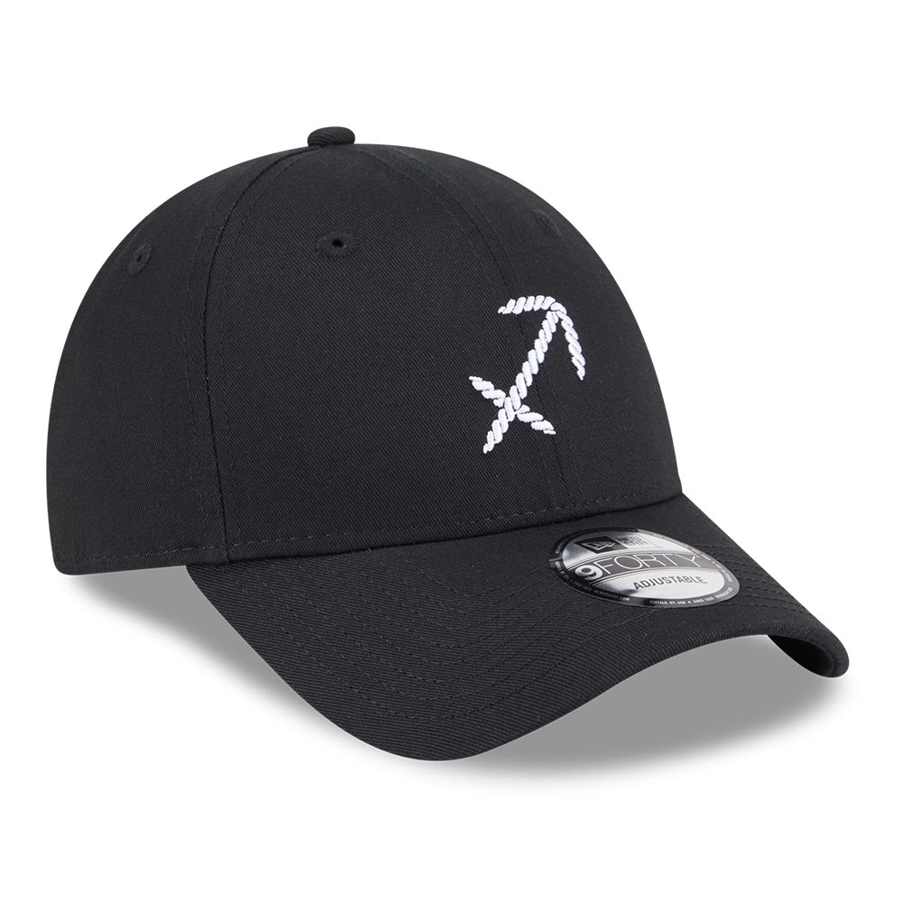 New Era Zodiac Sign Pack SS26 Sagittarius Black 9FORTY Adjustable Cap