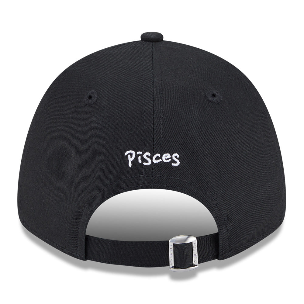 New Era Zodiac Sign Pack SS26 Pisces Black 9FORTY Adjustable Cap