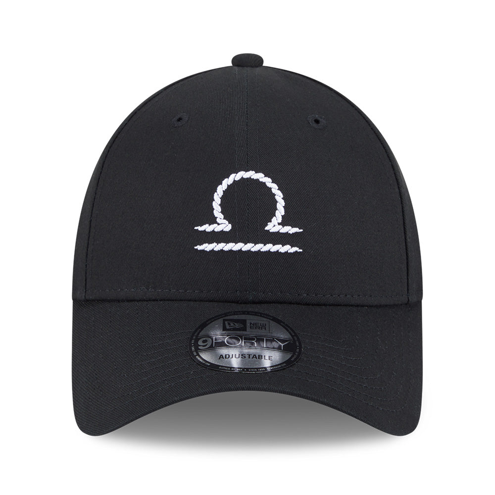 New Era Zodiac Sign Pack SS26 Libra Black 9FORTY Adjustable Cap