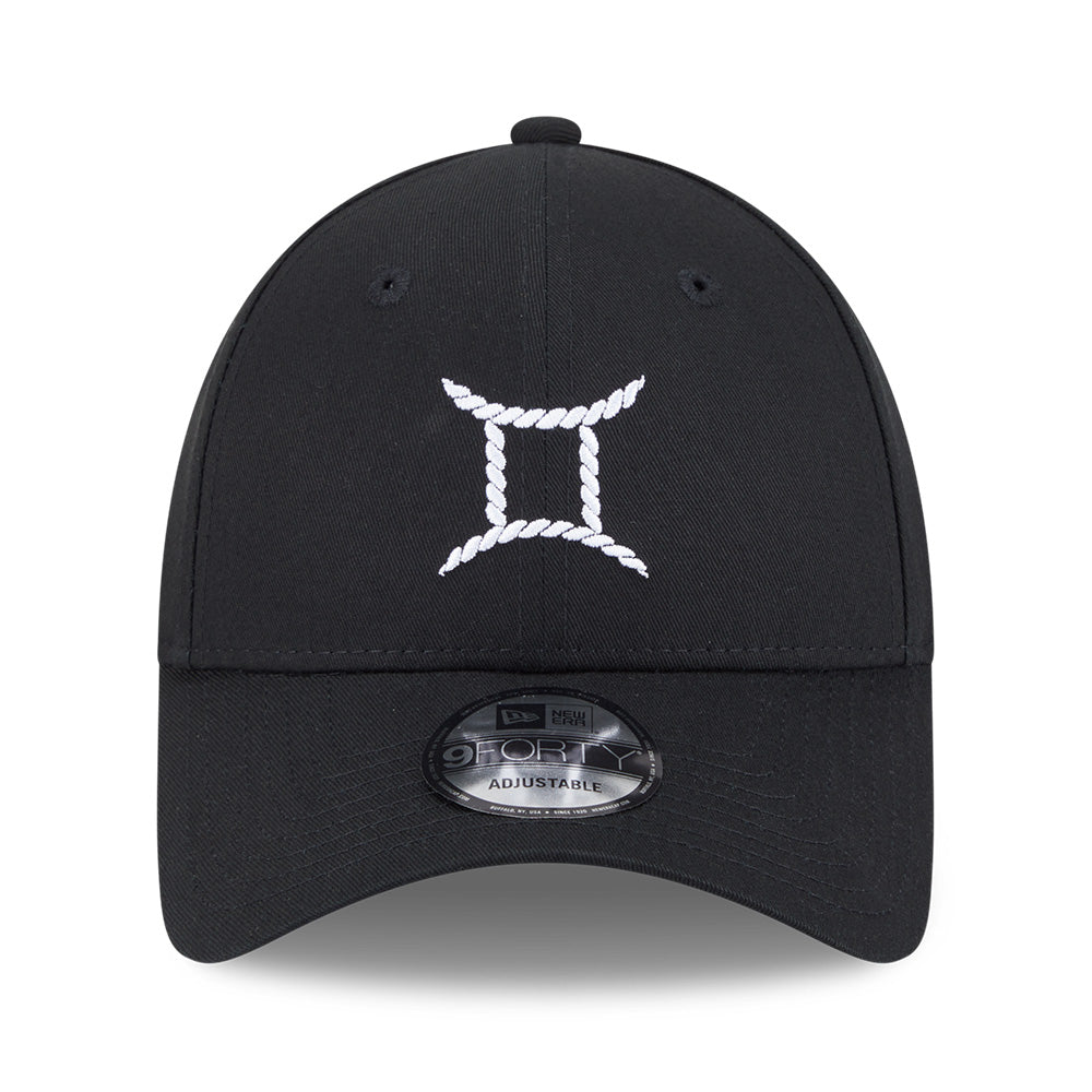New Era Zodiac Sign Pack SS26 Gemini Black 9FORTY Adjustable Cap