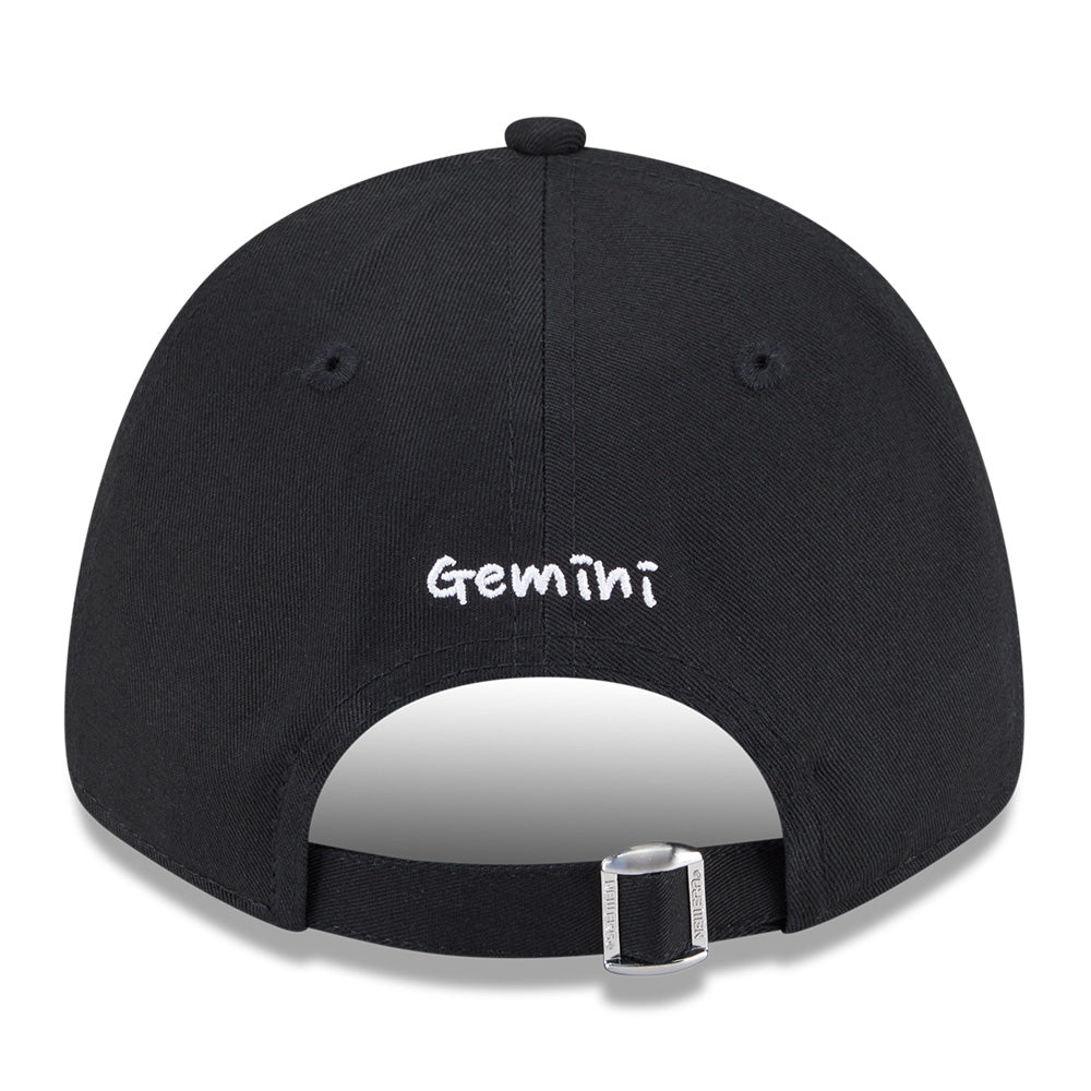 New Era Zodiac Sign Pack SS26 Gemini Black 9FORTY Adjustable Cap