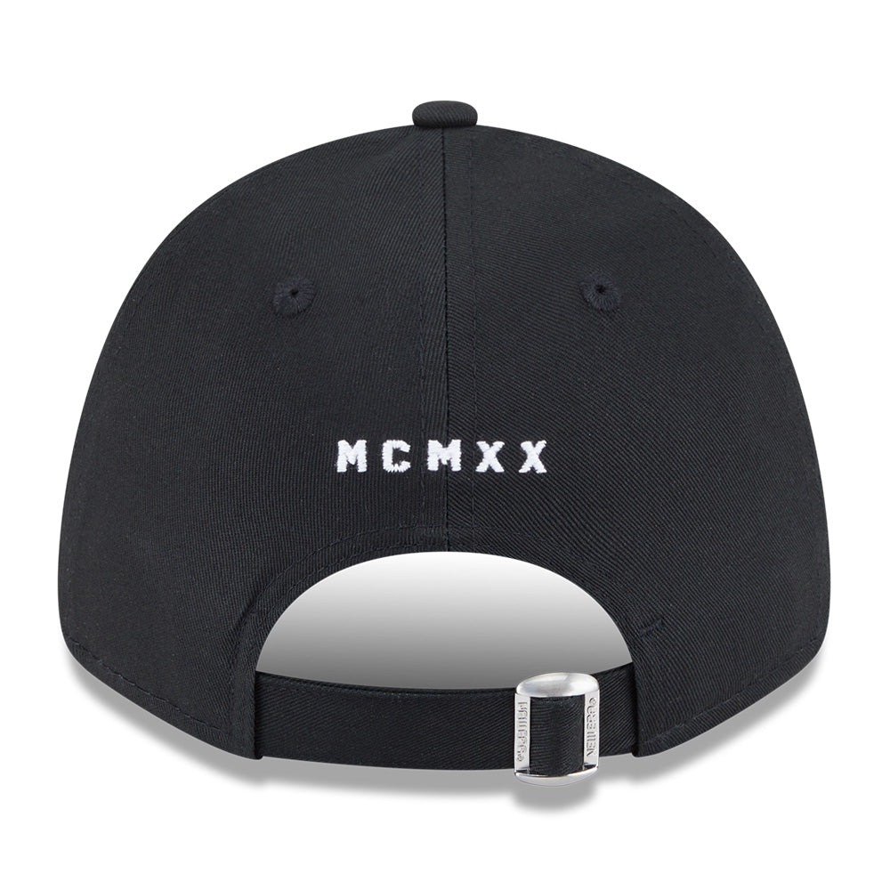 New Era Wordmark Street Archived Black Cross Panels 9FORTY Adjustable Cap
