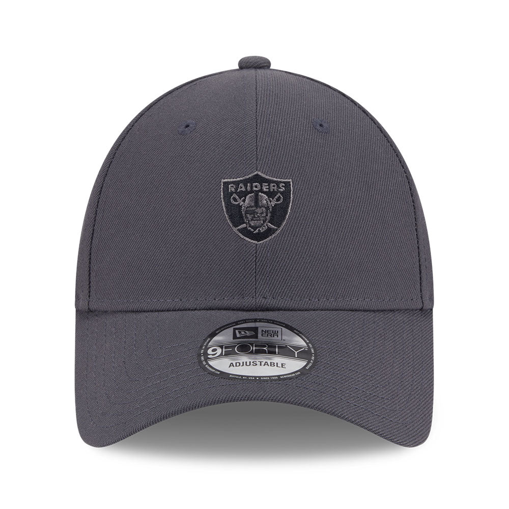 New Era Las Vegas Raiders Raiders Wear Black Graphite 9FORTY Adjustable Cap