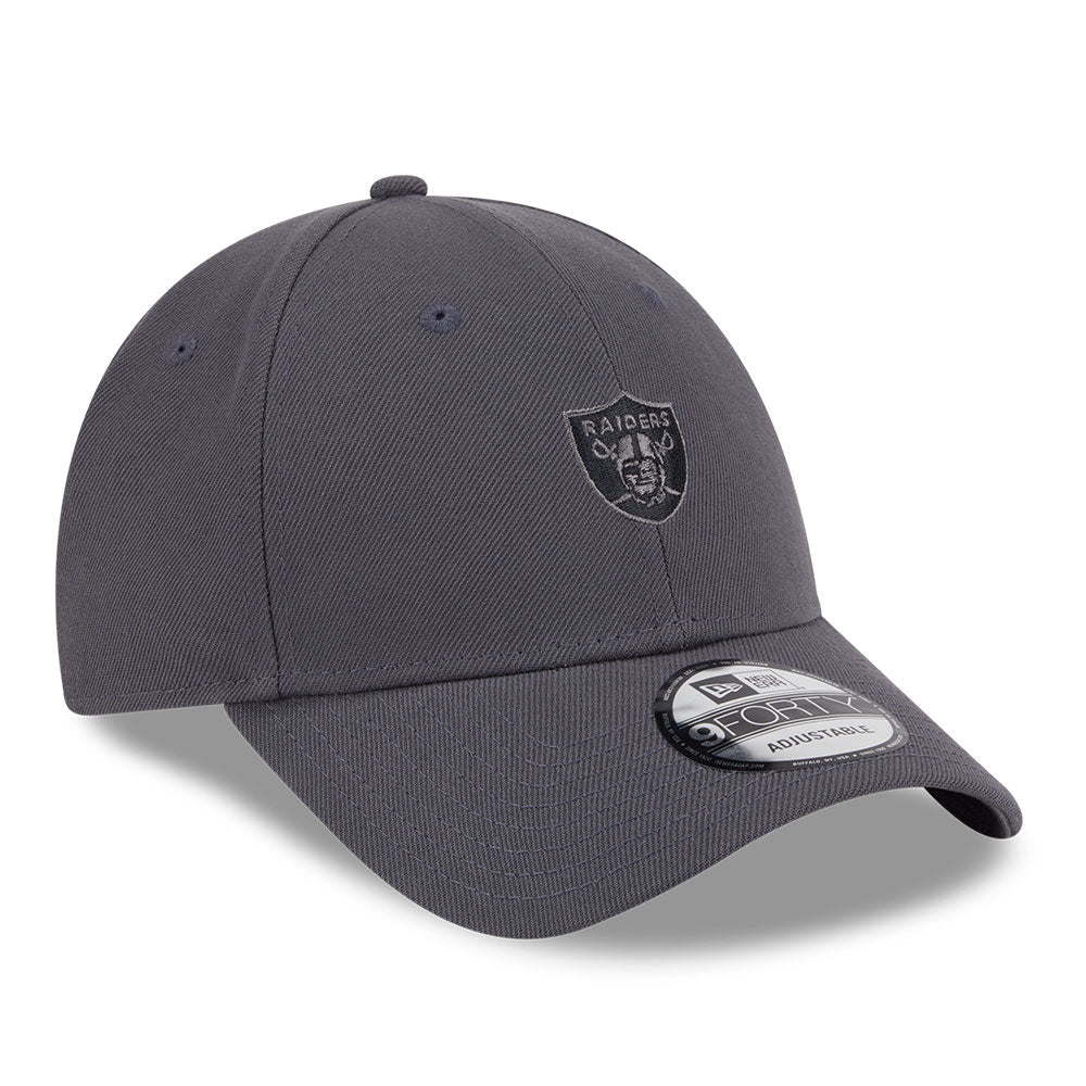 New Era Las Vegas Raiders Raiders Wear Black Graphite 9FORTY Adjustable Cap
