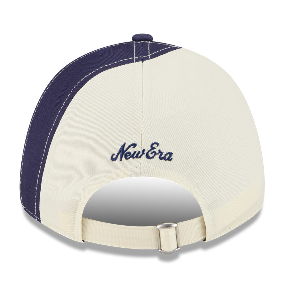 New Era Toronto Maple Leafs Ice Chrome White Light Navy 9FORTY Adjustable Cap