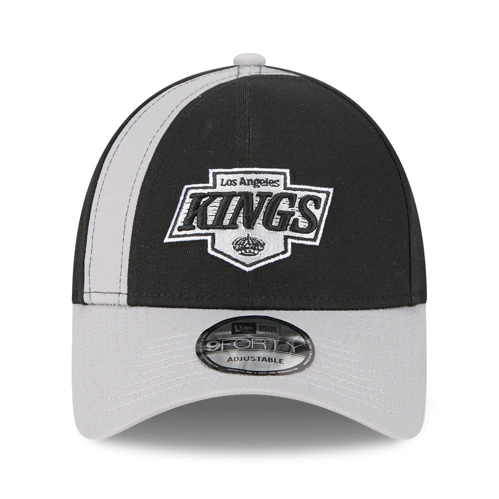 New Era Los Angeles Kings Ice Black Grey 9FORTY Adjustable Cap
