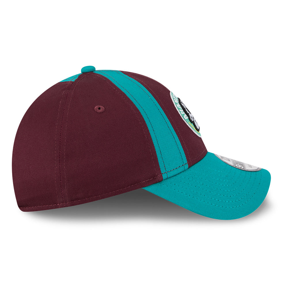 New Era Anaheim Ducks Ice Maroon Northwest Green 9FORTY Adjustable Cap