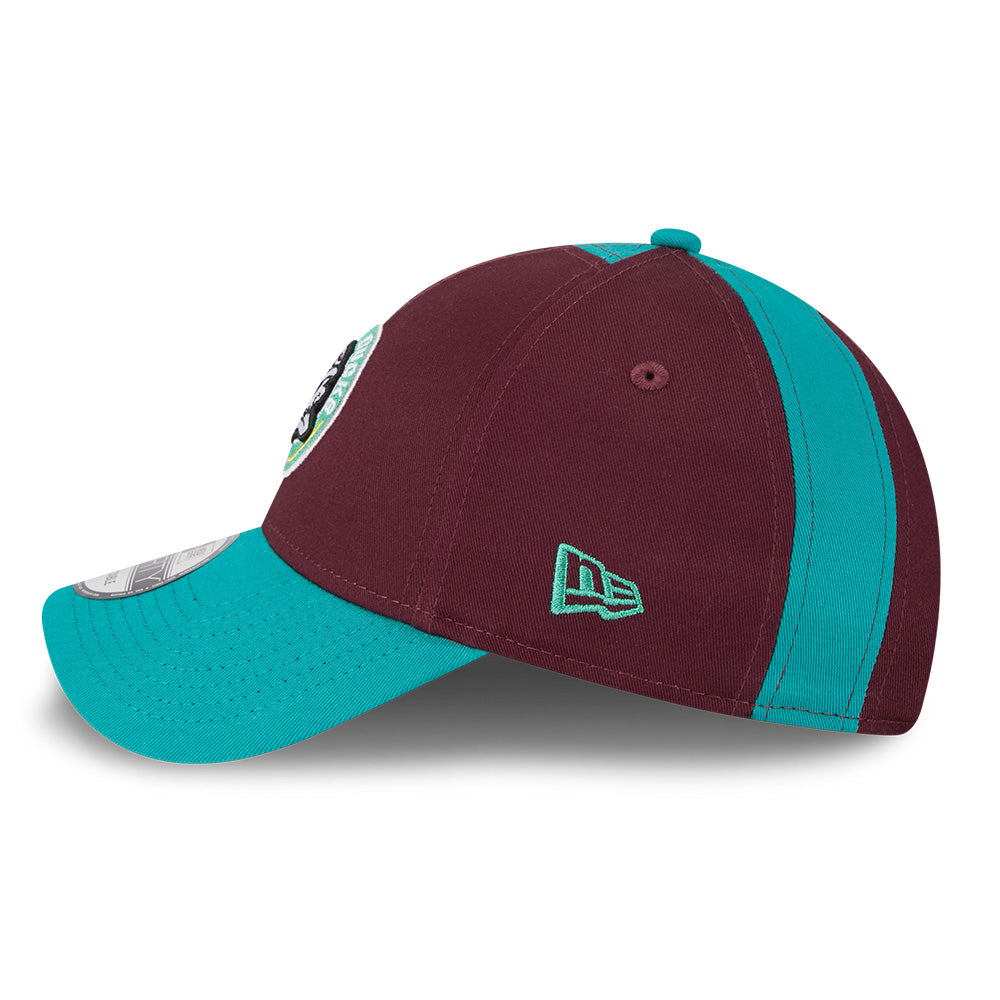 New Era Anaheim Ducks Ice Maroon Northwest Green 9FORTY Adjustable Cap