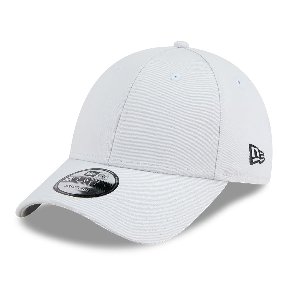 New Era Wordmark Basic SS26 Silver Snow 9FORTY Adjustable Cap