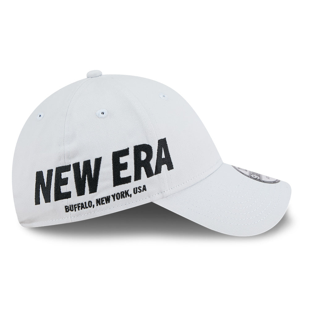New Era Wordmark Basic SS26 Silver Snow 9FORTY Adjustable Cap