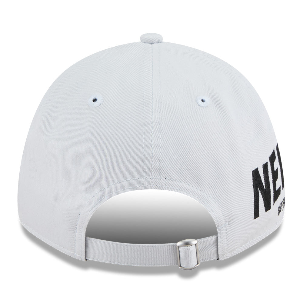 New Era Wordmark Basic SS26 Silver Snow 9FORTY Adjustable Cap