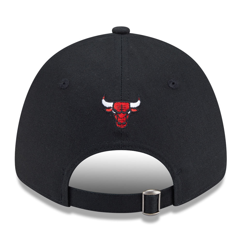New Era Chicago Bulls Mix League Cross Panels Black 9FORTY Adjustable Cap