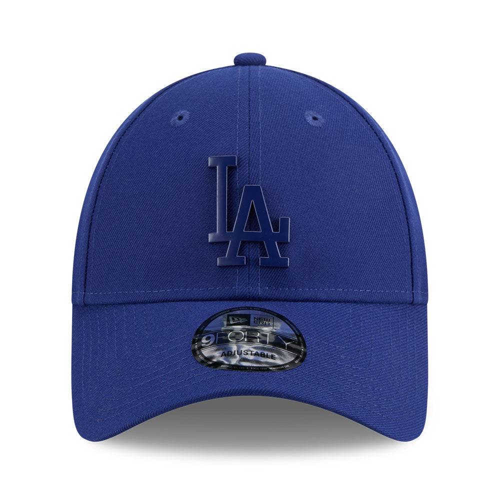 New Era Los Angeles Dodgers Metal Badge SS26 Dark Royal 9FORTY Adjustable Cap