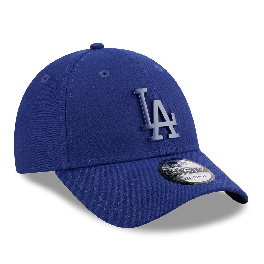 New Era Los Angeles Dodgers Metal Badge SS26 Dark Royal 9FORTY Adjustable Cap