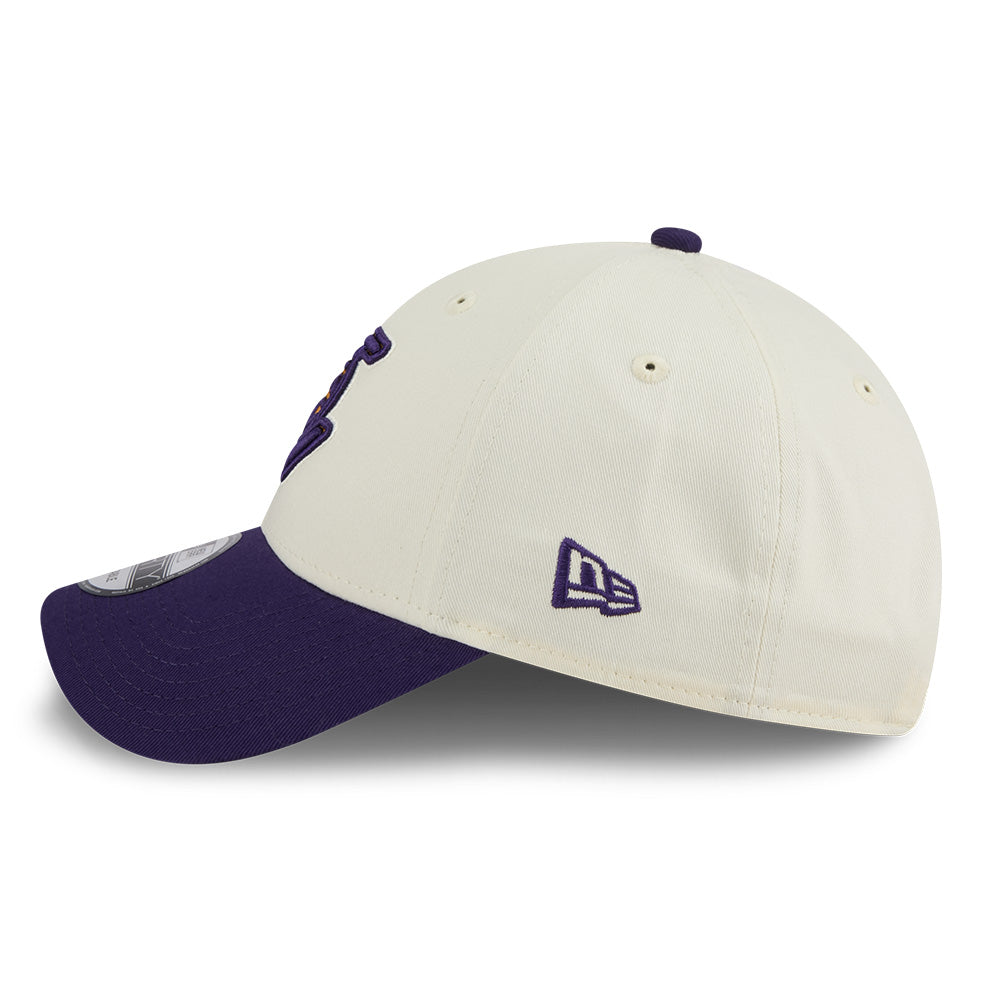 New Era Los Angeles Lakers League Mix Game Day Chrome White Purple 9FORTY Adjustable Cap