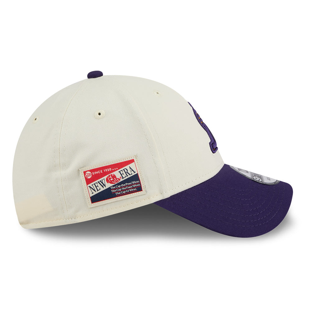 New Era Los Angeles Lakers League Mix Game Day Chrome White Purple 9FORTY Adjustable Cap