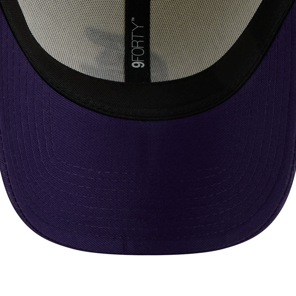 New Era Los Angeles Lakers League Mix Game Day Chrome White Purple 9FORTY Adjustable Cap
