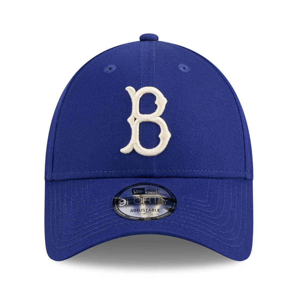 New Era Brooklyn Dodgers League Mix Game Day Dark Royal 9FORTY Adjustable Cap