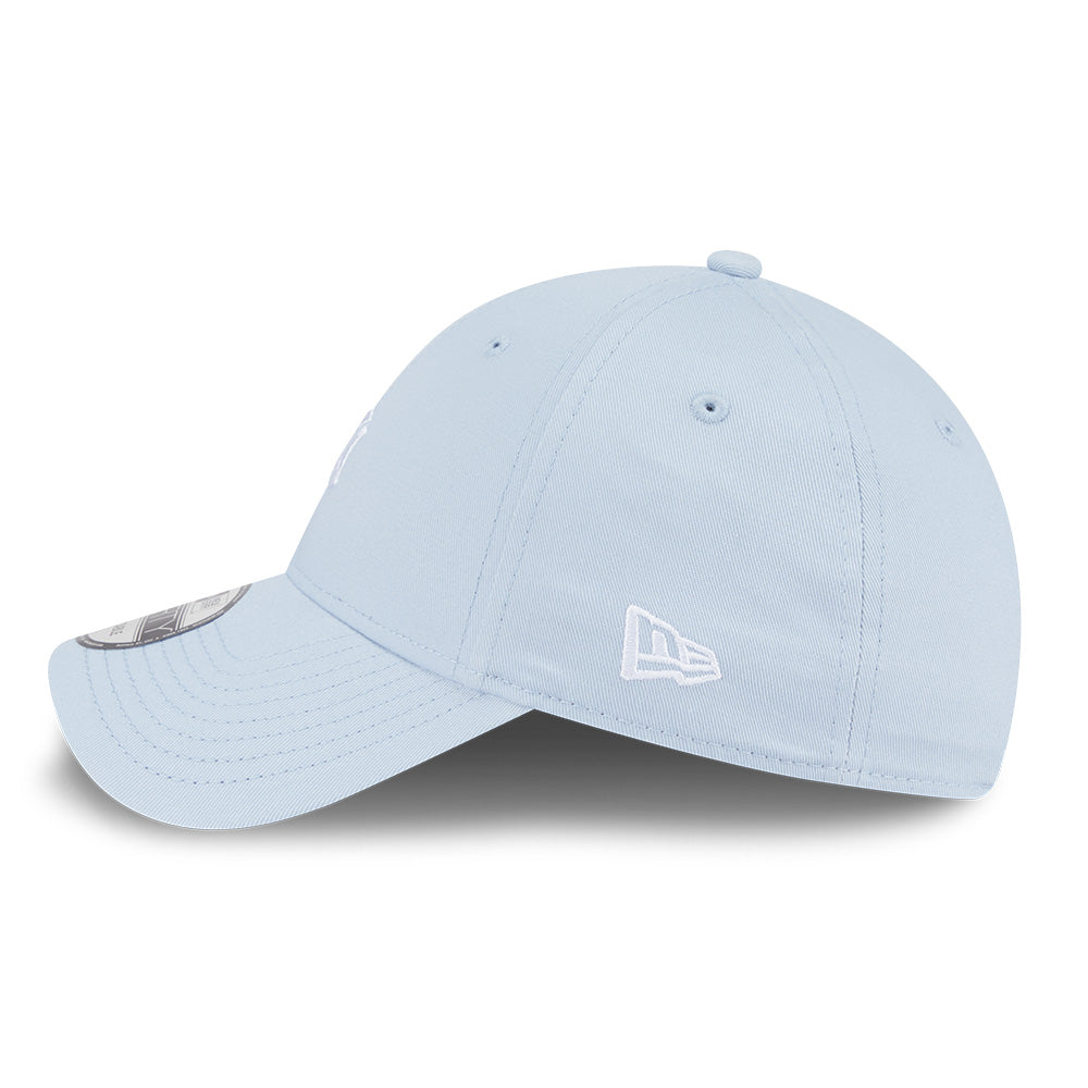 New Era New York Yankees Mini Logo Color Era SS26 Soft Blue 9FORTY Adjustable Cap