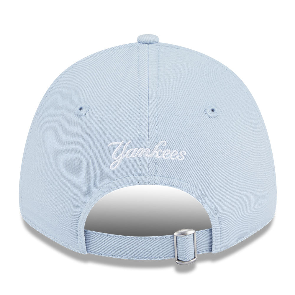New Era New York Yankees Mini Logo Color Era SS26 Soft Blue 9FORTY Adjustable Cap
