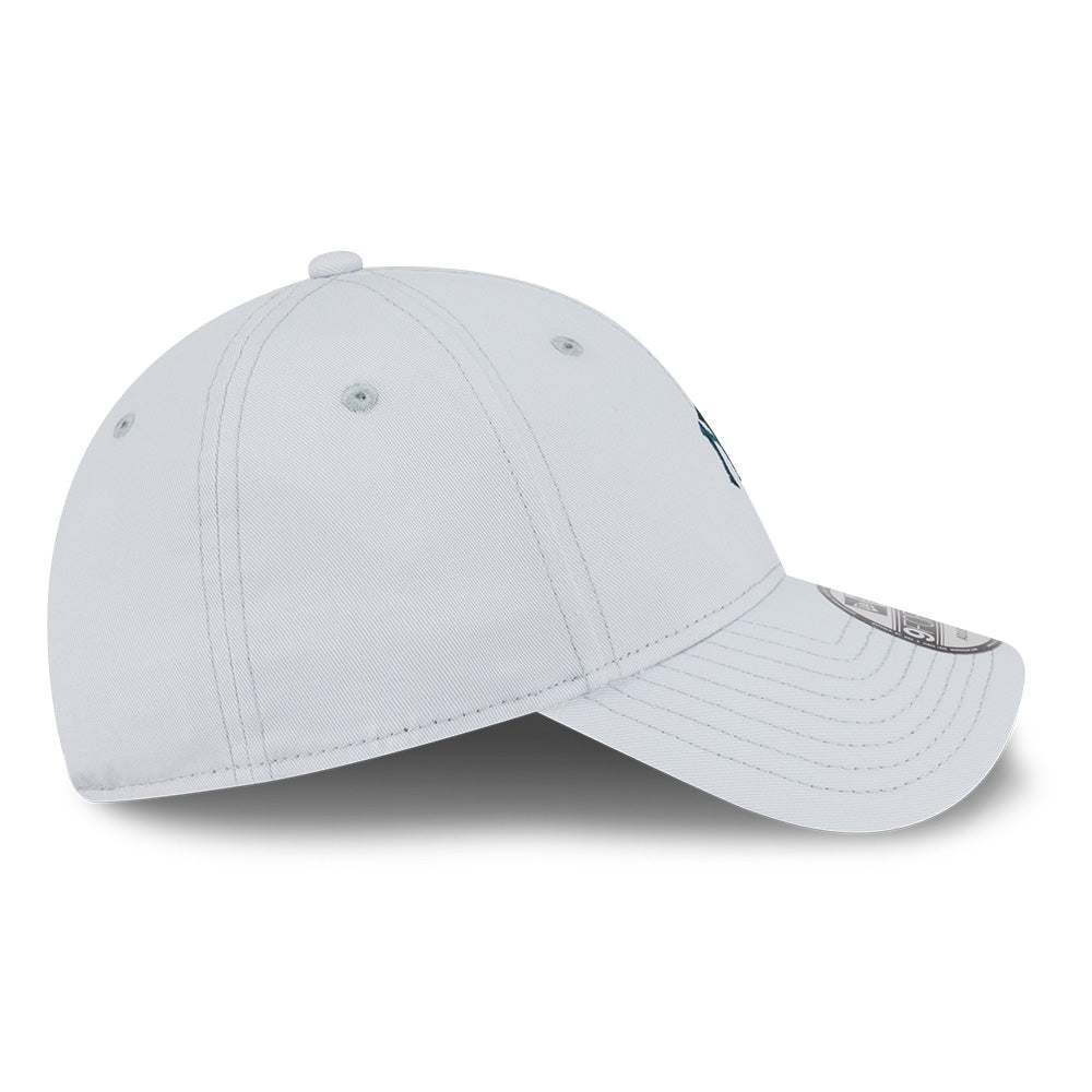 New Era New York Yankees Mini Logo Color Era SS26 Silver Snow 9FORTY Adjustable Cap
