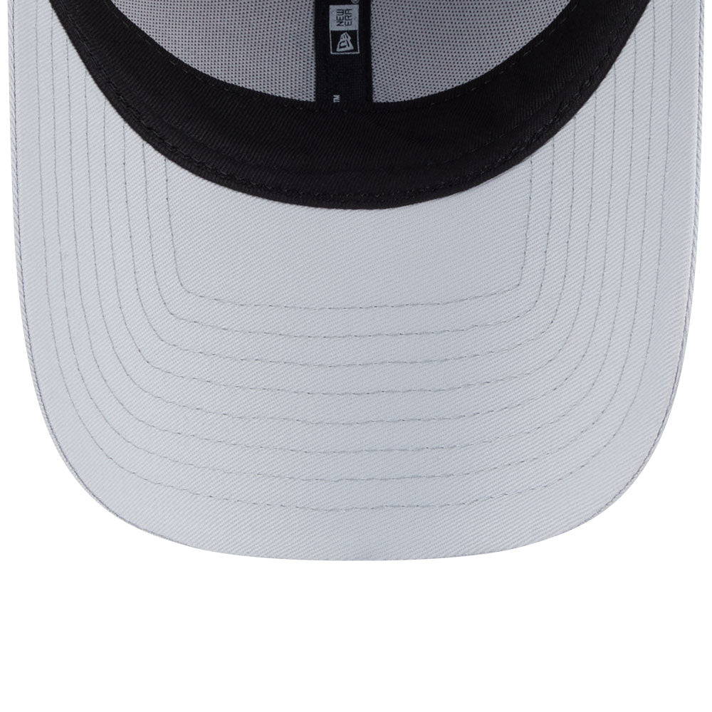 New Era New York Yankees Mini Logo Color Era SS26 Silver Snow 9FORTY Adjustable Cap