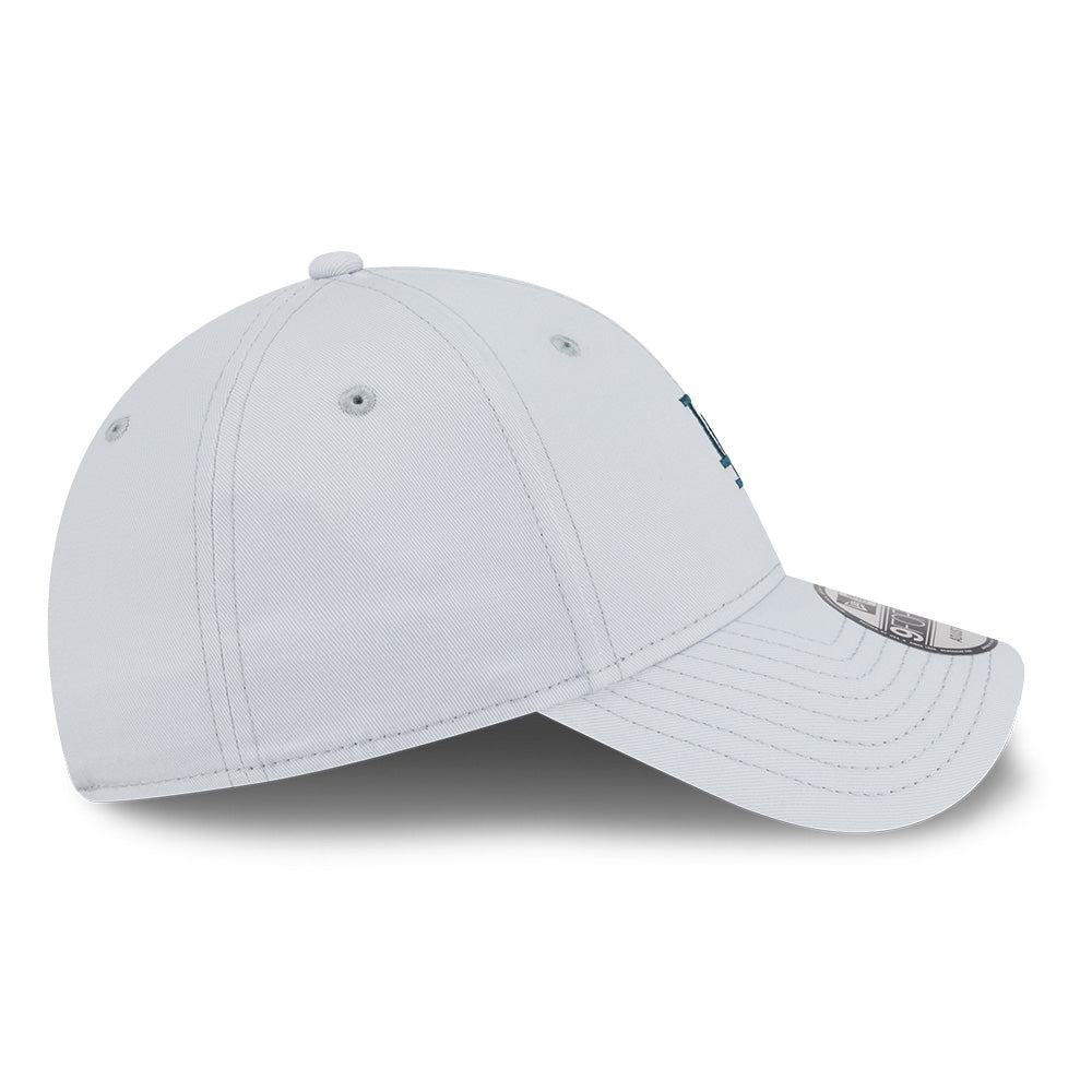 New Era Los Angeles Dodgers Mini Logo Color Era SS26 SIlver Snow 9FORTY Adjustable Cap