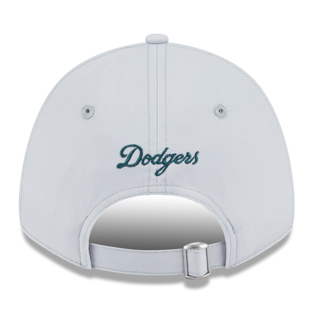 New Era Los Angeles Dodgers Mini Logo Color Era SS26 SIlver Snow 9FORTY Adjustable Cap