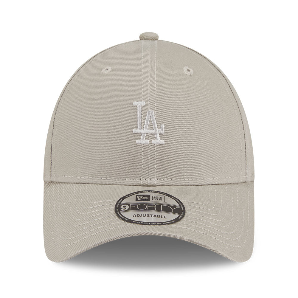 New Era Los Angeles Dodgers Mini Logo Color Era SS26 Pebble 9FORTY Adjustable Cap