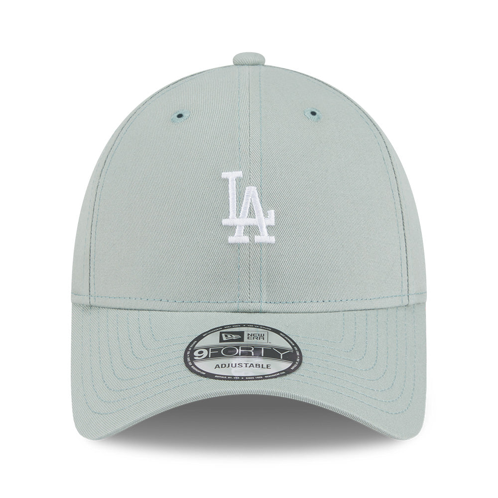 New Era Los Angeles Dodgers Mini Logo Color Era SS26 Everest Green 9FORTY Adjustable Cap