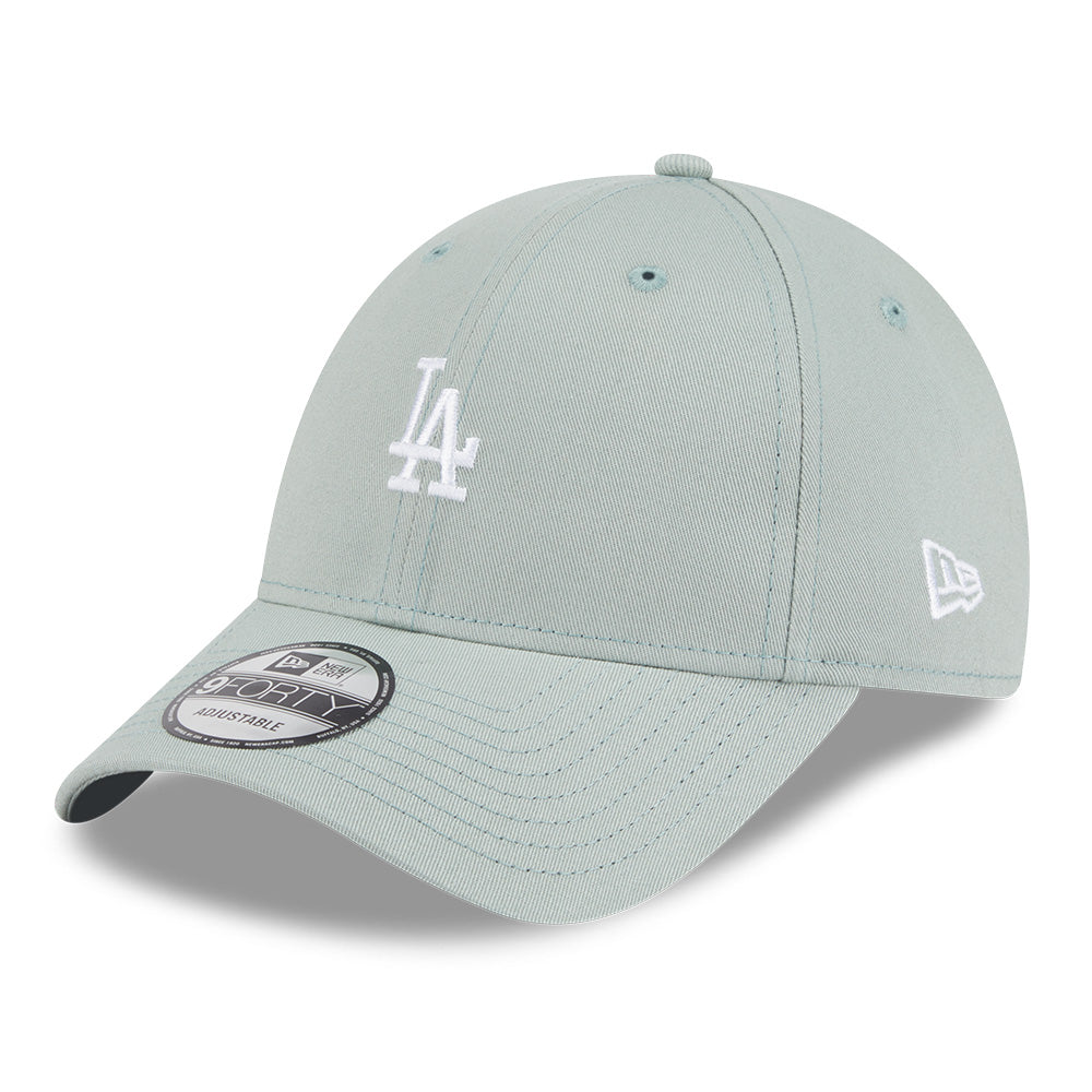 New Era Los Angeles Dodgers Mini Logo Color Era SS26 Everest Green 9FORTY Adjustable Cap